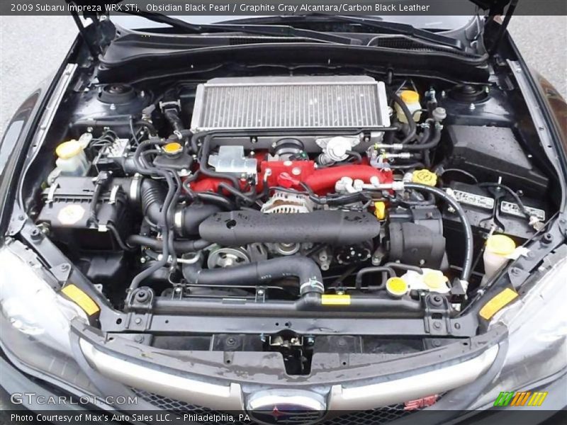  2009 Impreza WRX STi Engine - 2.5 Liter STi Turbocharged DOHC 16-Valve Dual-VVT Flat 4 Cylinder