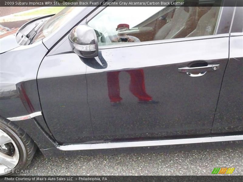Obsidian Black Pearl / Graphite Gray Alcantara/Carbon Black Leather 2009 Subaru Impreza WRX STi