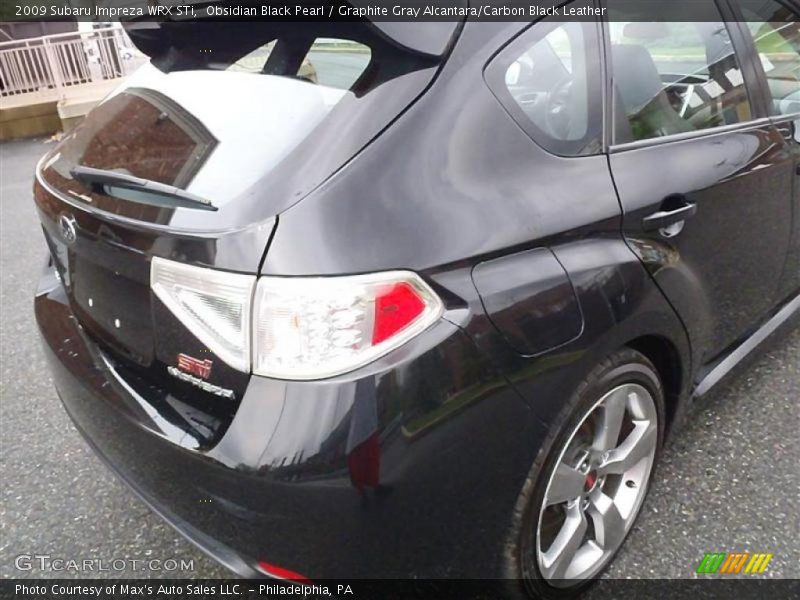 Obsidian Black Pearl / Graphite Gray Alcantara/Carbon Black Leather 2009 Subaru Impreza WRX STi