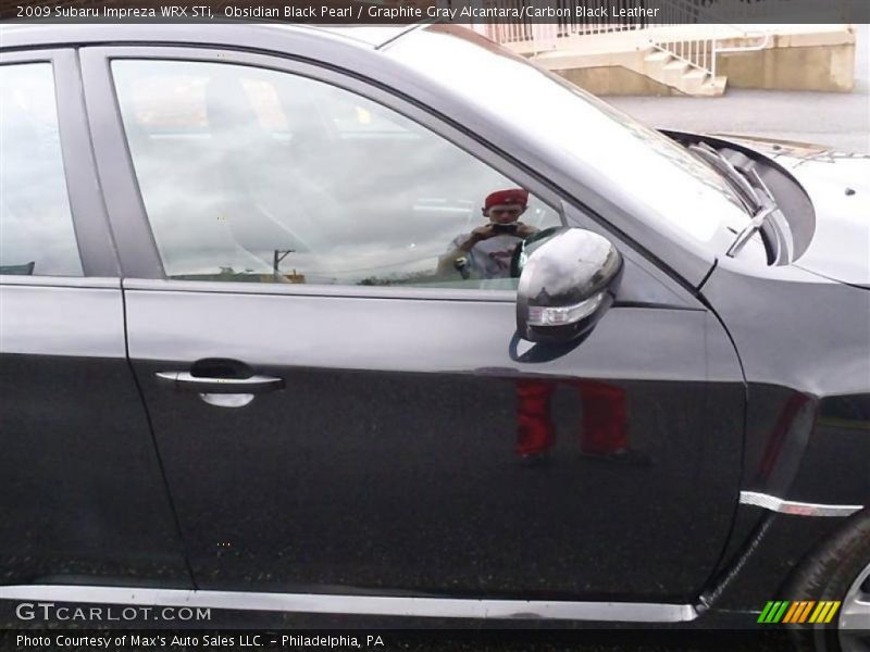 Obsidian Black Pearl / Graphite Gray Alcantara/Carbon Black Leather 2009 Subaru Impreza WRX STi