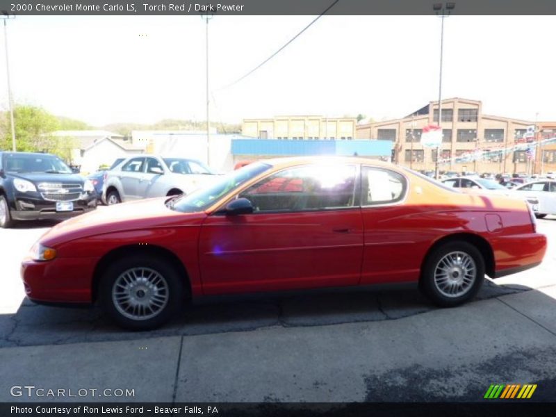 Torch Red / Dark Pewter 2000 Chevrolet Monte Carlo LS