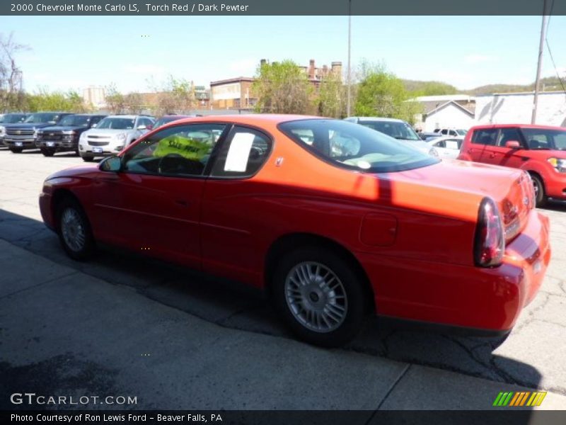 Torch Red / Dark Pewter 2000 Chevrolet Monte Carlo LS