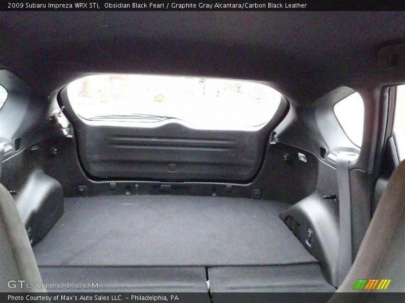 Obsidian Black Pearl / Graphite Gray Alcantara/Carbon Black Leather 2009 Subaru Impreza WRX STi