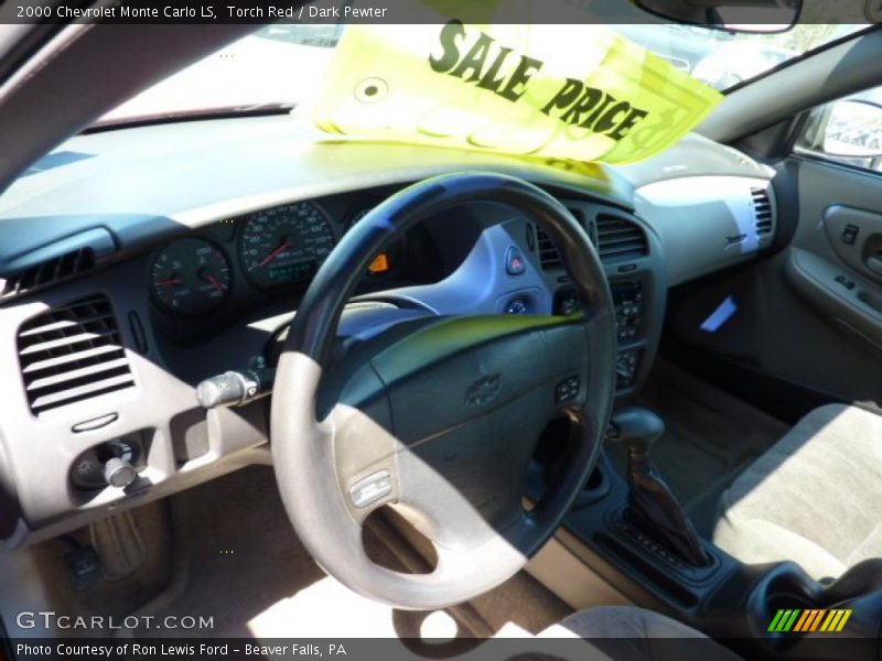 Torch Red / Dark Pewter 2000 Chevrolet Monte Carlo LS