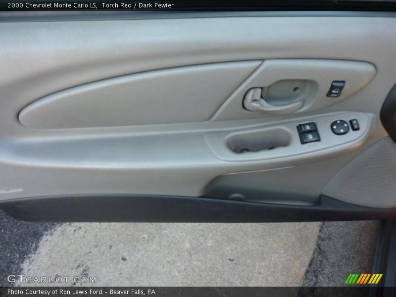 Torch Red / Dark Pewter 2000 Chevrolet Monte Carlo LS