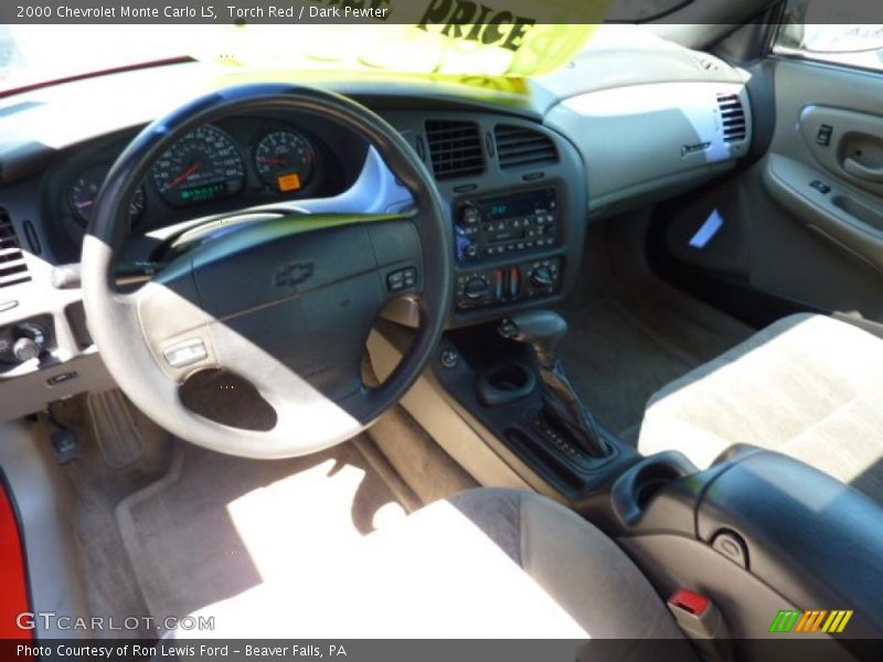 Torch Red / Dark Pewter 2000 Chevrolet Monte Carlo LS