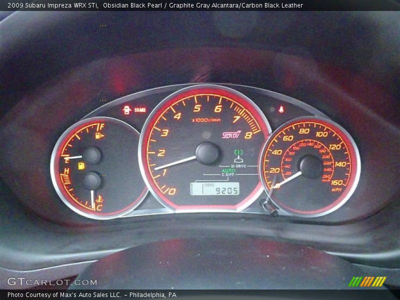  2009 Impreza WRX STi WRX STi Gauges