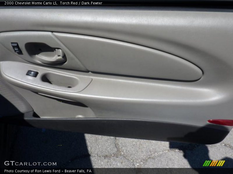 Torch Red / Dark Pewter 2000 Chevrolet Monte Carlo LS