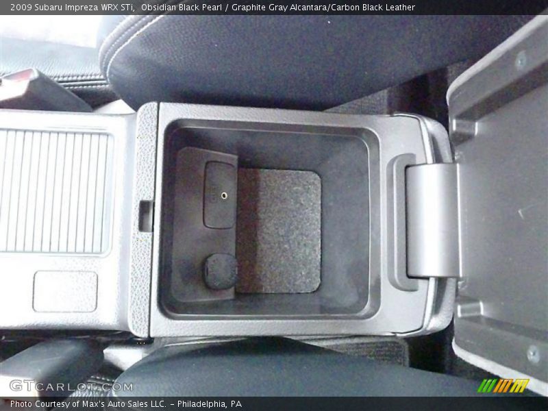 Obsidian Black Pearl / Graphite Gray Alcantara/Carbon Black Leather 2009 Subaru Impreza WRX STi