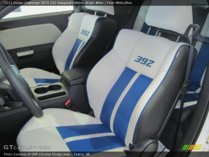  2011 Challenger SRT8 392 Inaugural Edition Pearl White/Blue Interior