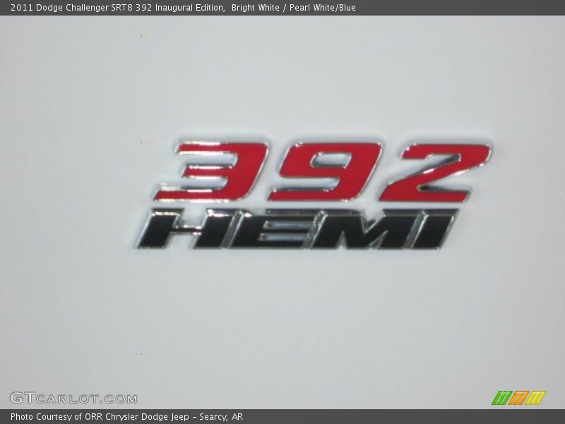  2011 Challenger SRT8 392 Inaugural Edition Logo