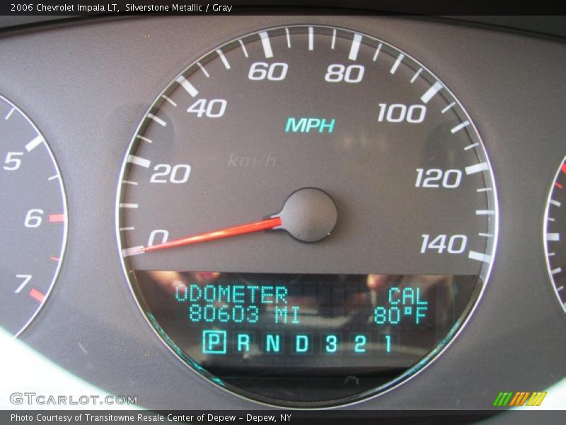 Silverstone Metallic / Gray 2006 Chevrolet Impala LT