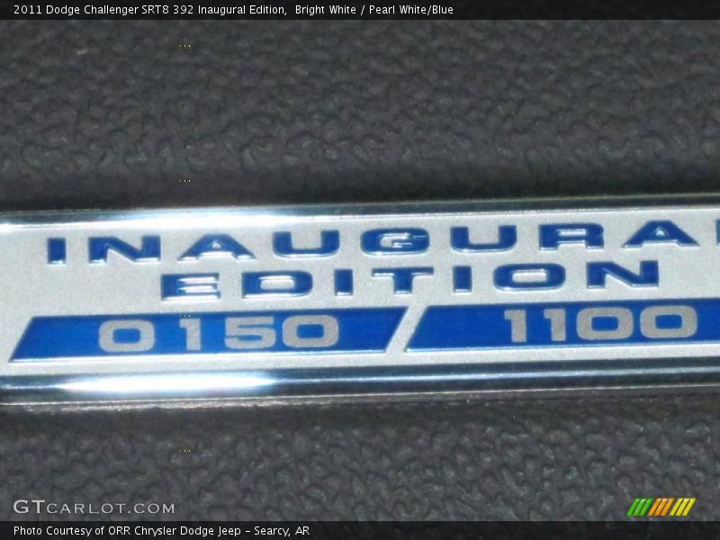  2011 Challenger SRT8 392 Inaugural Edition Logo