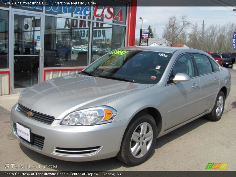 Silverstone Metallic / Gray 2007 Chevrolet Impala LS