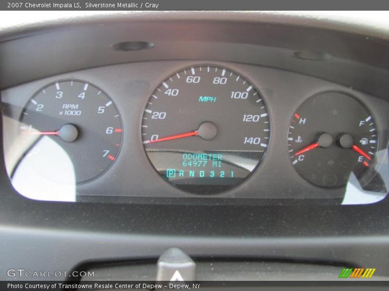 Silverstone Metallic / Gray 2007 Chevrolet Impala LS