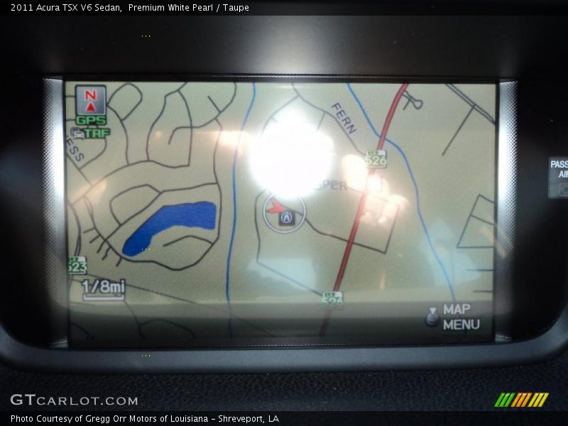 Navigation of 2011 TSX V6 Sedan