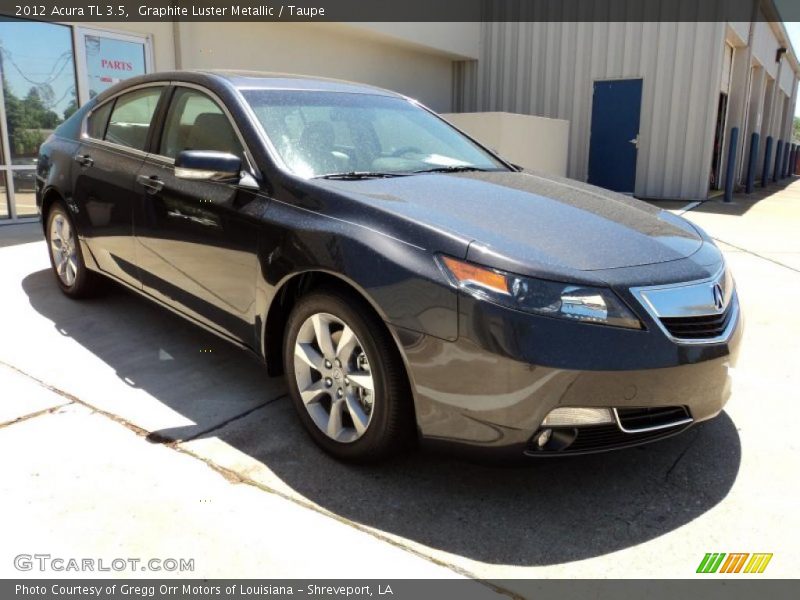 Graphite Luster Metallic / Taupe 2012 Acura TL 3.5
