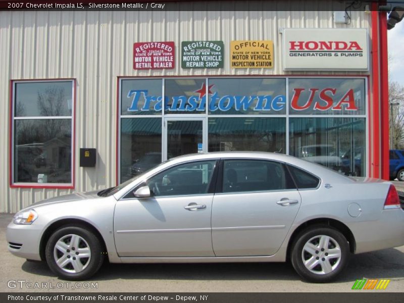 Silverstone Metallic / Gray 2007 Chevrolet Impala LS