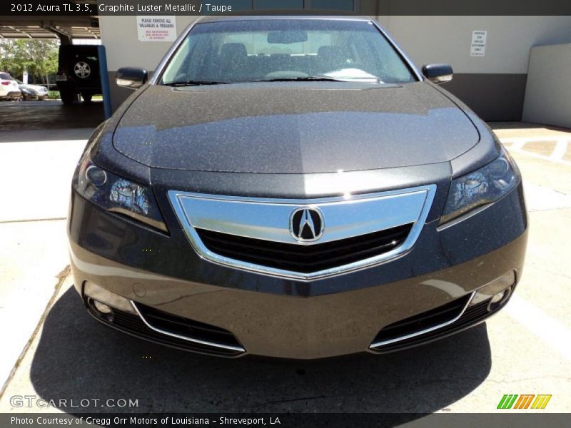 Graphite Luster Metallic / Taupe 2012 Acura TL 3.5