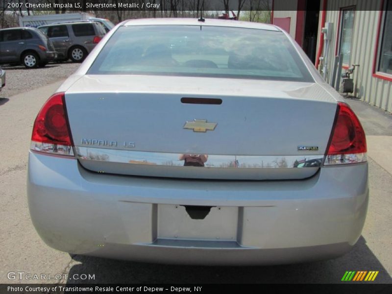 Silverstone Metallic / Gray 2007 Chevrolet Impala LS