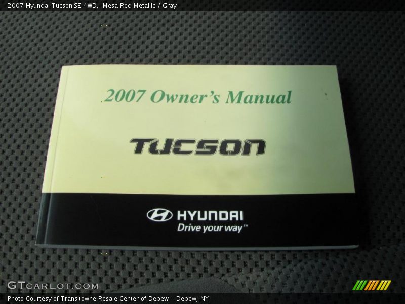 Mesa Red Metallic / Gray 2007 Hyundai Tucson SE 4WD