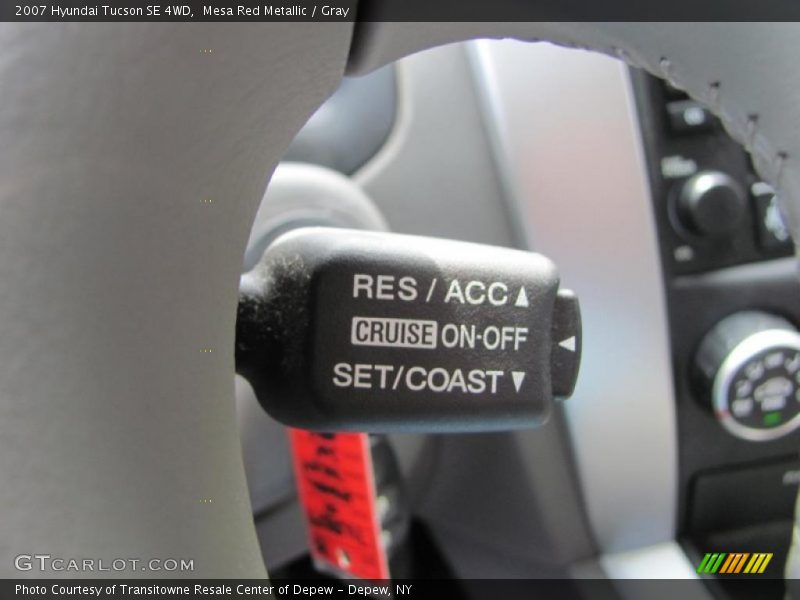 Mesa Red Metallic / Gray 2007 Hyundai Tucson SE 4WD