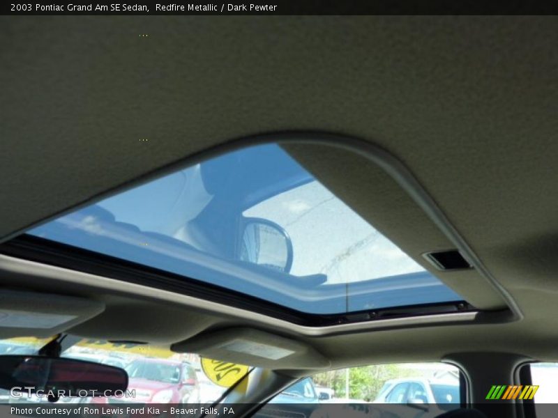 Redfire Metallic / Dark Pewter 2003 Pontiac Grand Am SE Sedan