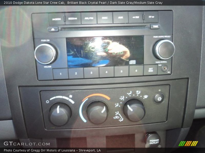 Brilliant Black Crystal Pearl / Dark Slate Gray/Medium Slate Gray 2010 Dodge Dakota Lone Star Crew Cab