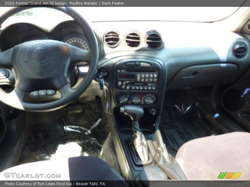 Redfire Metallic / Dark Pewter 2003 Pontiac Grand Am SE Sedan