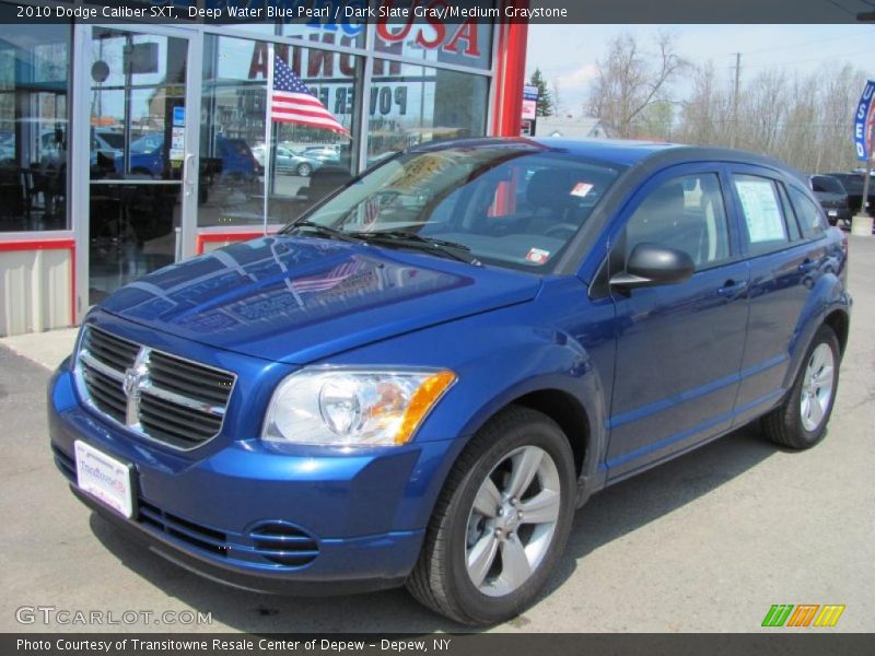 Deep Water Blue Pearl / Dark Slate Gray/Medium Graystone 2010 Dodge Caliber SXT