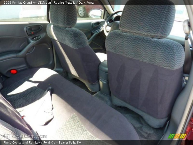 Redfire Metallic / Dark Pewter 2003 Pontiac Grand Am SE Sedan