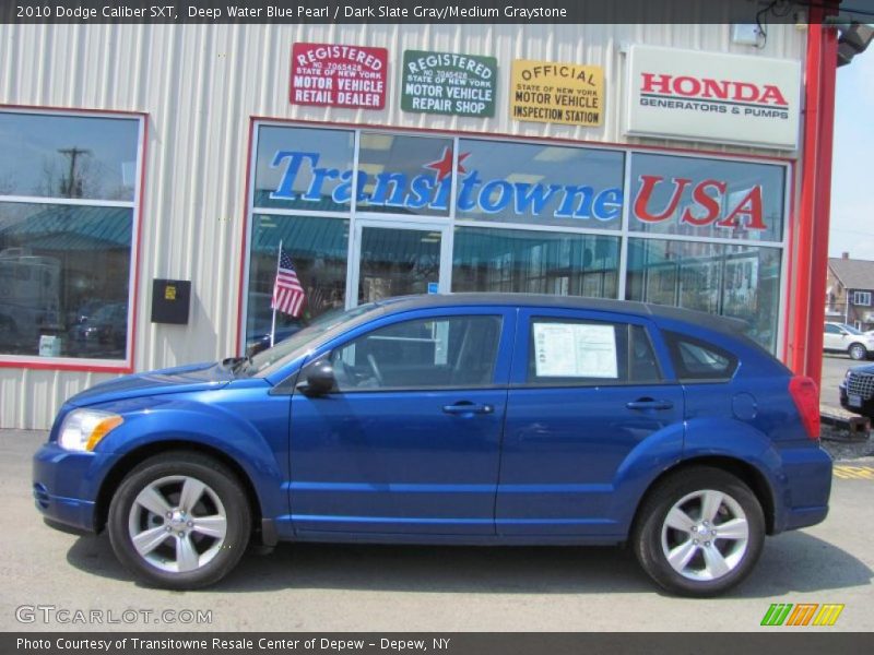 Deep Water Blue Pearl / Dark Slate Gray/Medium Graystone 2010 Dodge Caliber SXT