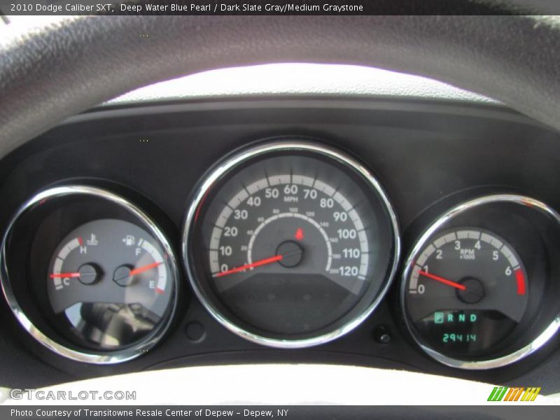 Deep Water Blue Pearl / Dark Slate Gray/Medium Graystone 2010 Dodge Caliber SXT
