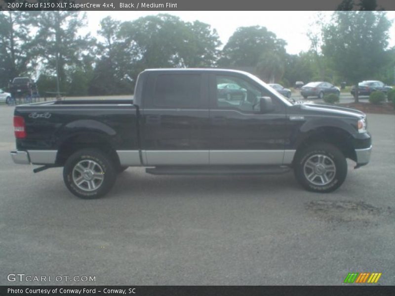 Black / Medium Flint 2007 Ford F150 XLT SuperCrew 4x4