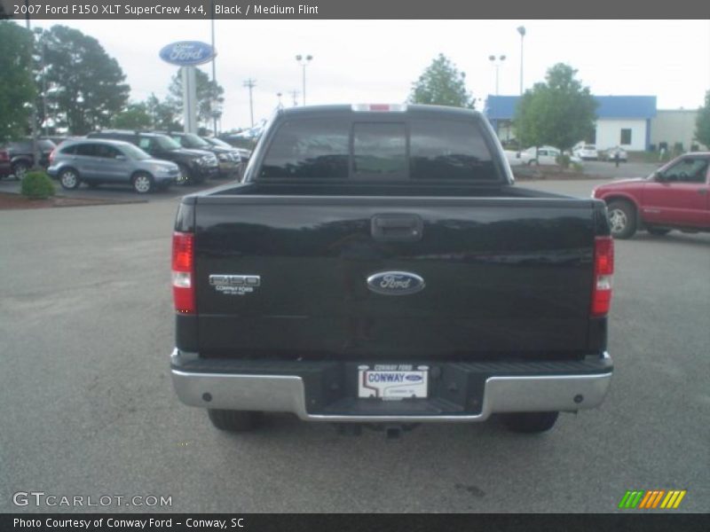 Black / Medium Flint 2007 Ford F150 XLT SuperCrew 4x4