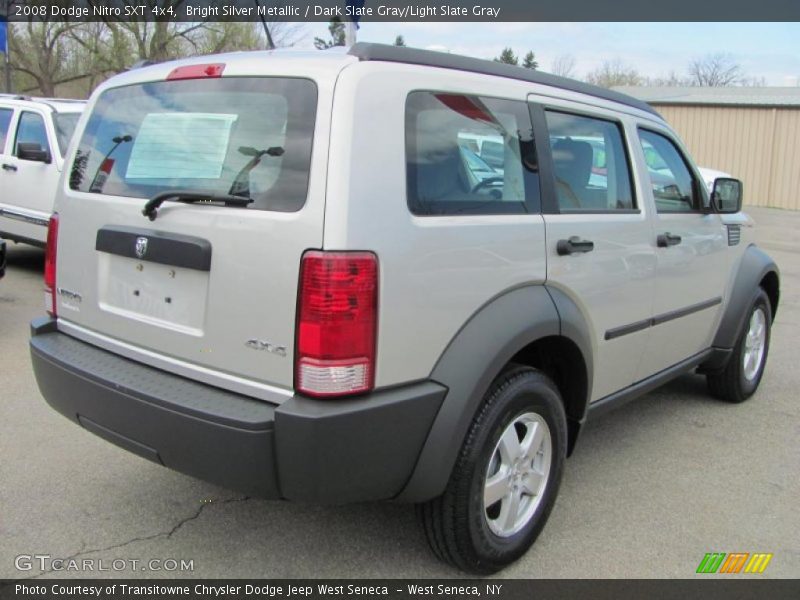 Bright Silver Metallic / Dark Slate Gray/Light Slate Gray 2008 Dodge Nitro SXT 4x4