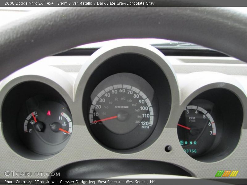 Bright Silver Metallic / Dark Slate Gray/Light Slate Gray 2008 Dodge Nitro SXT 4x4