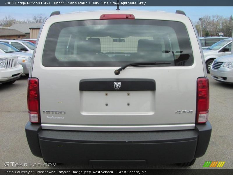Bright Silver Metallic / Dark Slate Gray/Light Slate Gray 2008 Dodge Nitro SXT 4x4