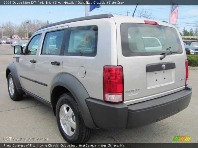 Bright Silver Metallic / Dark Slate Gray/Light Slate Gray 2008 Dodge Nitro SXT 4x4