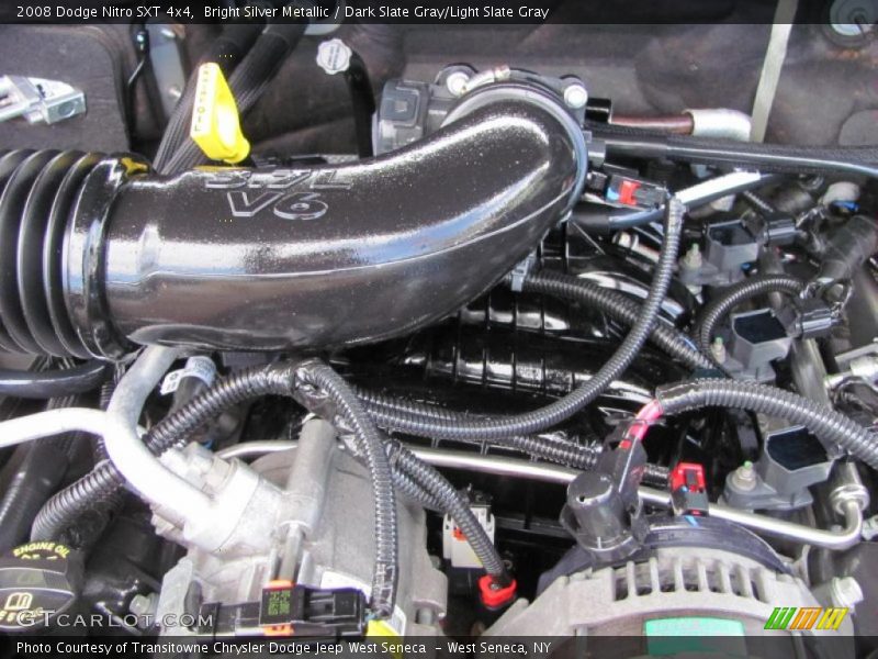Bright Silver Metallic / Dark Slate Gray/Light Slate Gray 2008 Dodge Nitro SXT 4x4