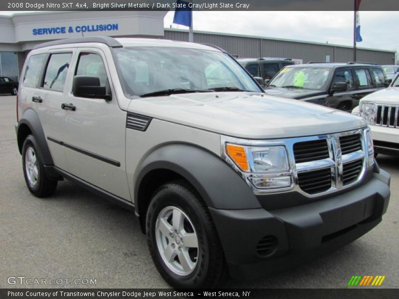 Bright Silver Metallic / Dark Slate Gray/Light Slate Gray 2008 Dodge Nitro SXT 4x4