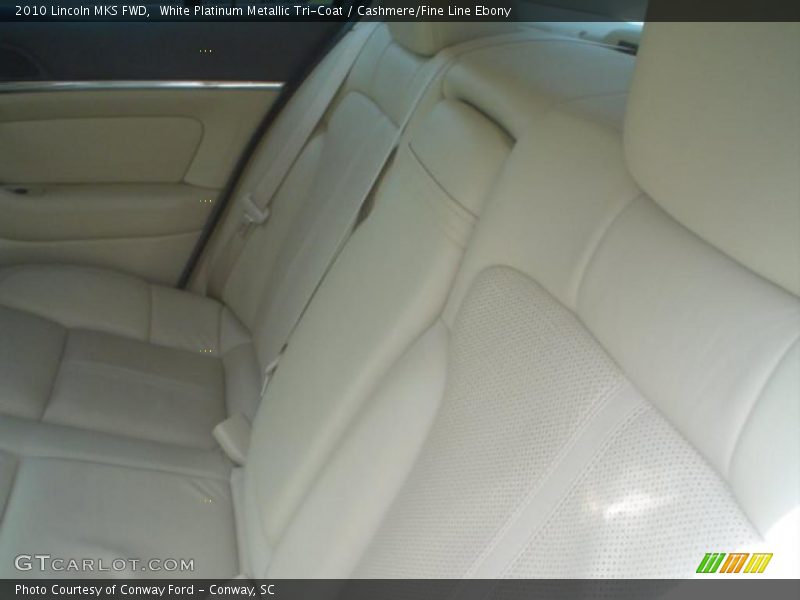 White Platinum Metallic Tri-Coat / Cashmere/Fine Line Ebony 2010 Lincoln MKS FWD