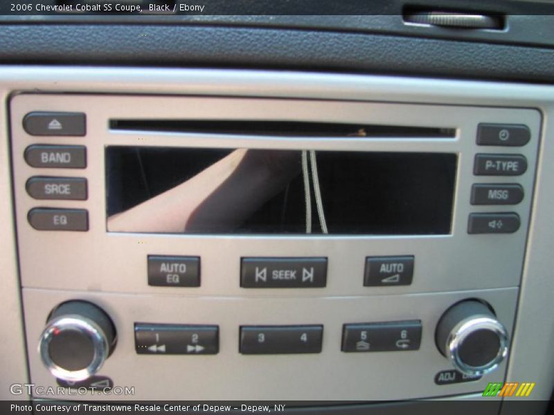 Controls of 2006 Cobalt SS Coupe