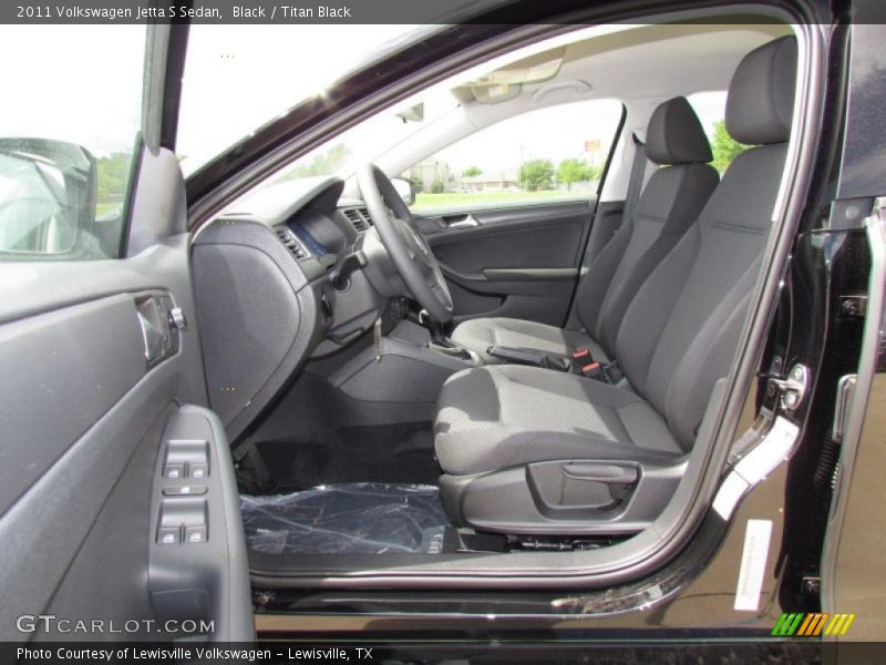Black / Titan Black 2011 Volkswagen Jetta S Sedan