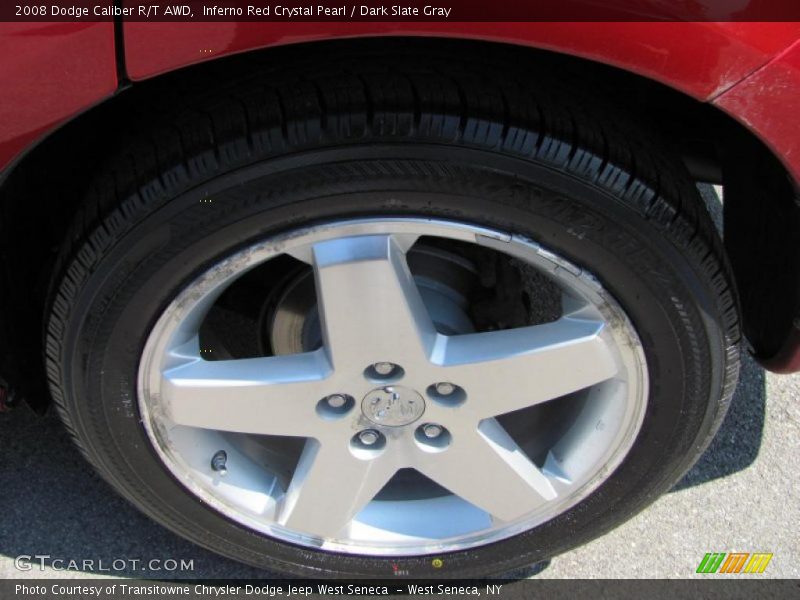 Inferno Red Crystal Pearl / Dark Slate Gray 2008 Dodge Caliber R/T AWD