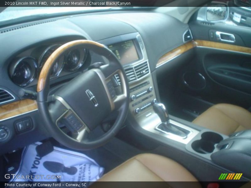 Ingot Silver Metallic / Charcoal Black/Canyon 2010 Lincoln MKT FWD
