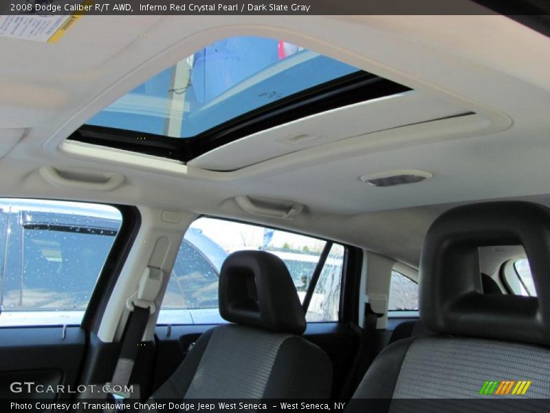 Inferno Red Crystal Pearl / Dark Slate Gray 2008 Dodge Caliber R/T AWD