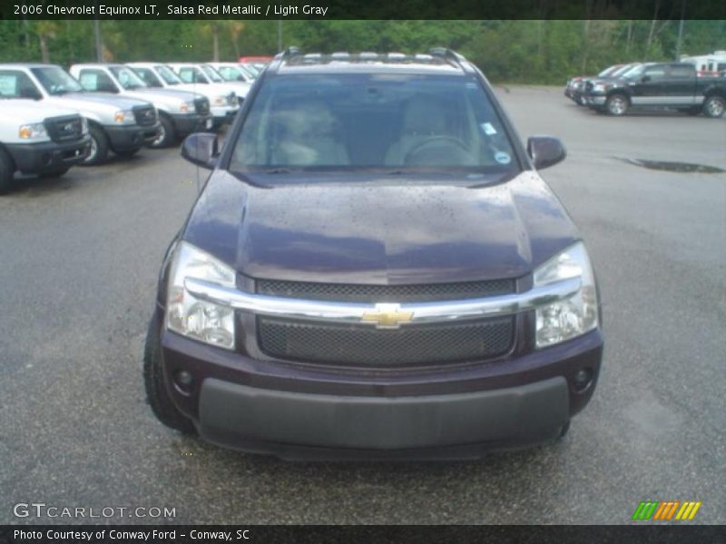 Salsa Red Metallic / Light Gray 2006 Chevrolet Equinox LT