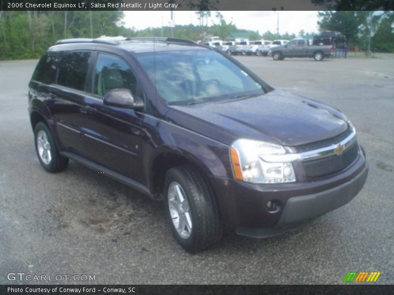 Salsa Red Metallic / Light Gray 2006 Chevrolet Equinox LT