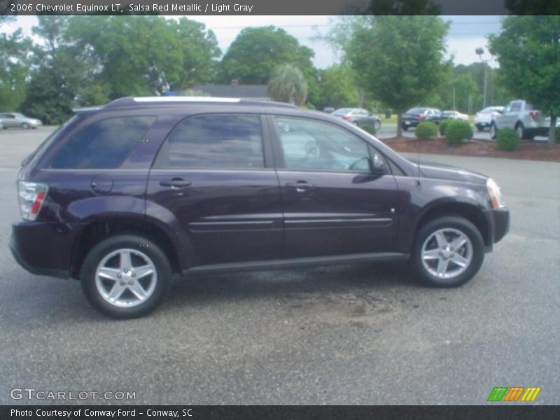 Salsa Red Metallic / Light Gray 2006 Chevrolet Equinox LT
